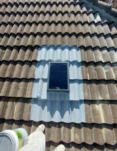 reparación de ventana en tejado